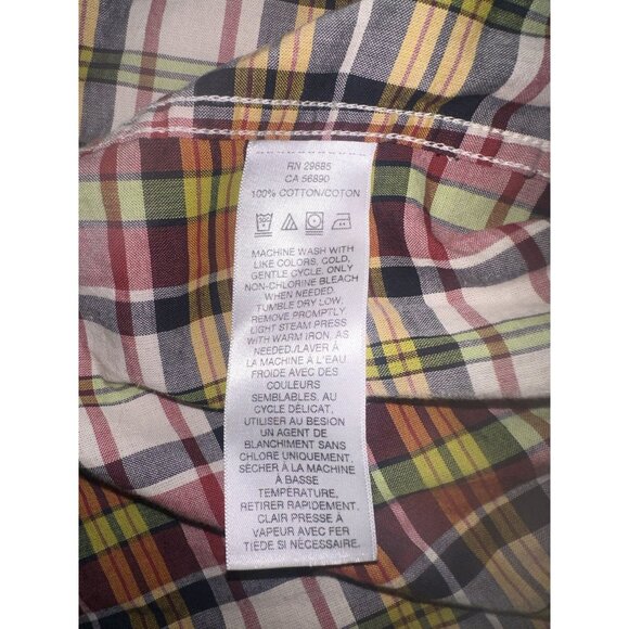 Pendleton Surf Multicolored Plaid Short Sleeve Button Down Shirt Mens Size XXL - Picture 4 of 5